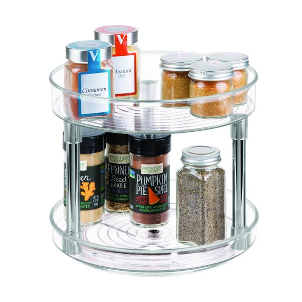 Obracany stojak na przyprawy iDesign Linus, ⌀ 22,9 cm-image-2