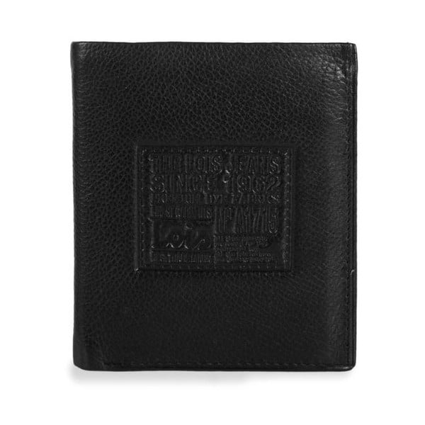Skórzany portfel męski LOIS no. 220, czarny
