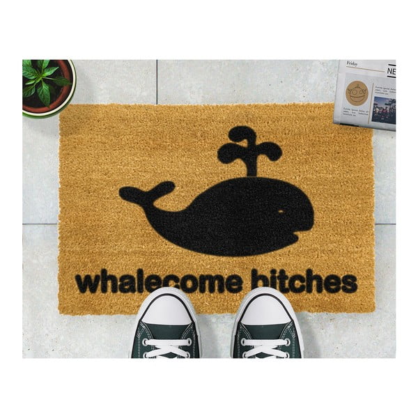 Wycieraczka Artsy Doormats Whalecome Bitches, 40x60 cm