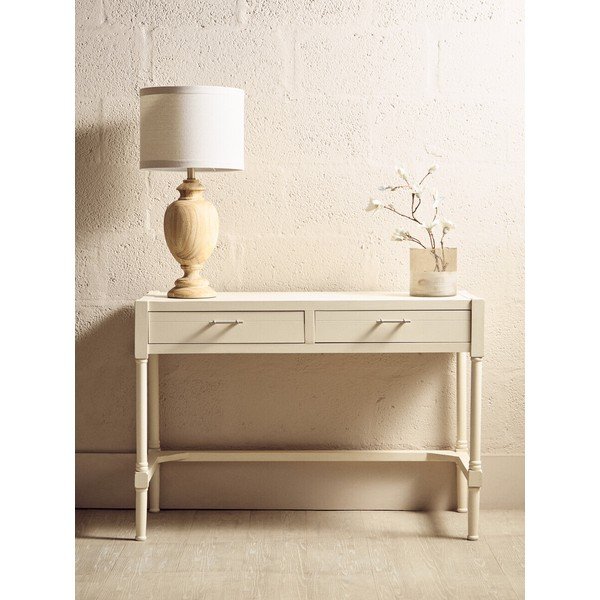 Biurko z litego drewna sosnowego 48x107 cm Heritage – Premier Housewares-image-3