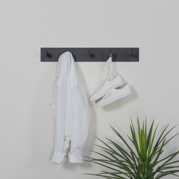 Czarny metalowy wieszak ścienny 70 cm Leatherman – Spinder Design-image-2