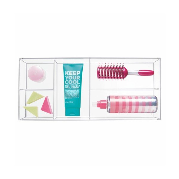 Przezroczysty organizer iDesign Clarity, 40,6x17,8 cm-image-1