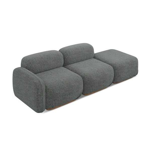 Szary szezlong modułowy (lewostronny) Ailani – Makamii-image-3