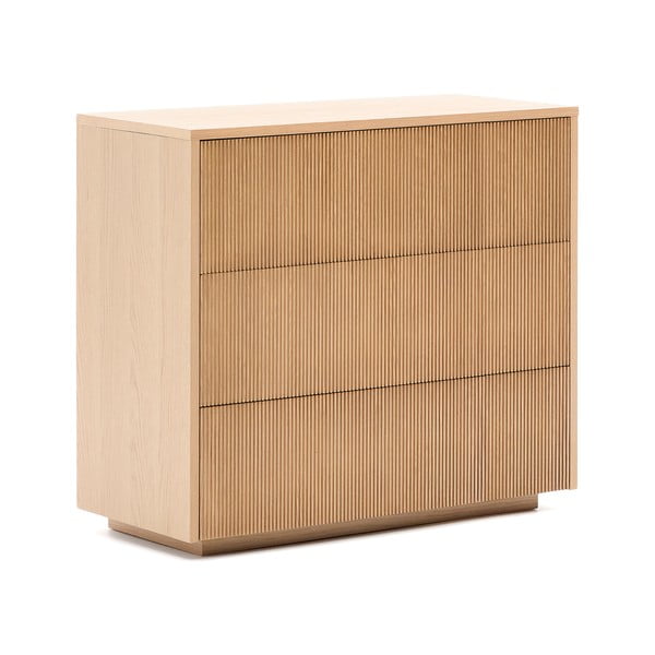 Komoda w dekorze dębu w naturalnym kolorze 90x79x50 cm Helvine – Kave Home-image-2