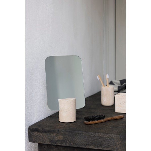 Lustro kosmetyczne 18x30 cm Travertine – Mette Ditmer Denmark-image-1