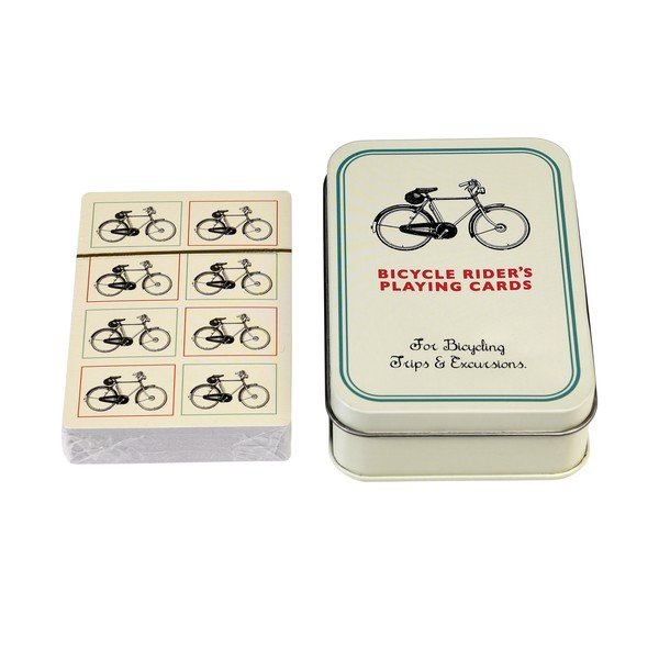 Karty do gry w cynowym pudełku Rex London Bicycle-image-2