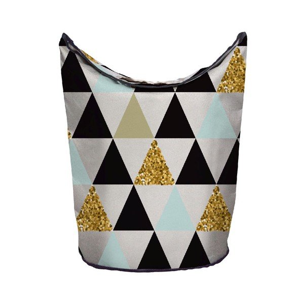 Kosz na bieliznę Butter Kings Gold Triangles-image-1