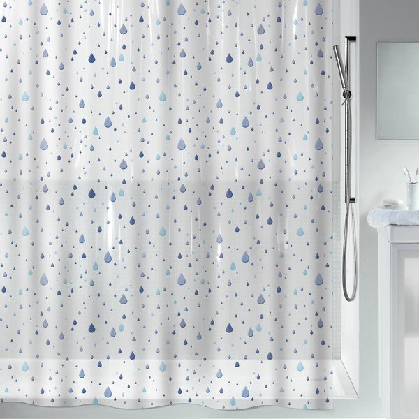 Zasłona prysznicowa 180x200 cm Waterdrop – Spirella