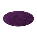 Ciemnofioletowy okrągły dywan ø 120 cm Life – Ayyildiz Carpets