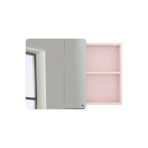 Różowa wisząca/z lustrem szafka łazienkowa 80x58 cm Color Bath – Tom Tailor
