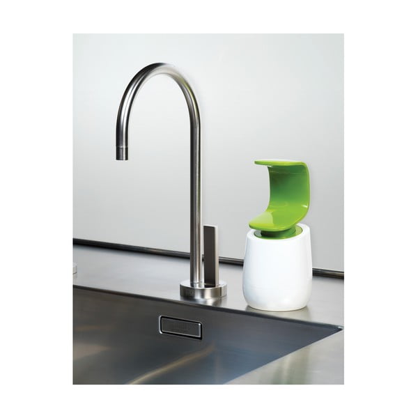 Zielono-biały dozownik do mydła Joseph Joseph C-pump, 237 ml-image-3