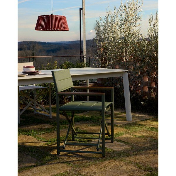Metalowy abażur w kolorze terakoty ø 46 cm Aldet – Kave Home-image-1