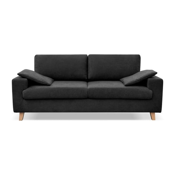 Czarna sofa 3-osobowa Cosmopolitan desing Caracas