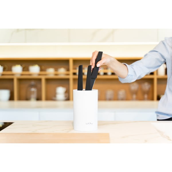 Biały stojak na noże Vialli Design Universal-image-3