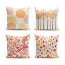 Zestaw 4 poszewek na poduszki Minimalist Cushion Covers Autumn Design, 45x45 cm
