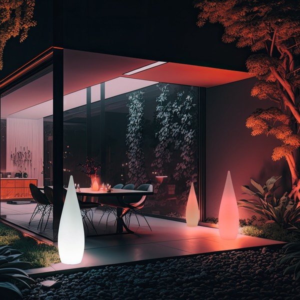 Lampa zewnętrzna ze zdalnym sterowaniem ø 37 cm Palmas – Reality-image-1