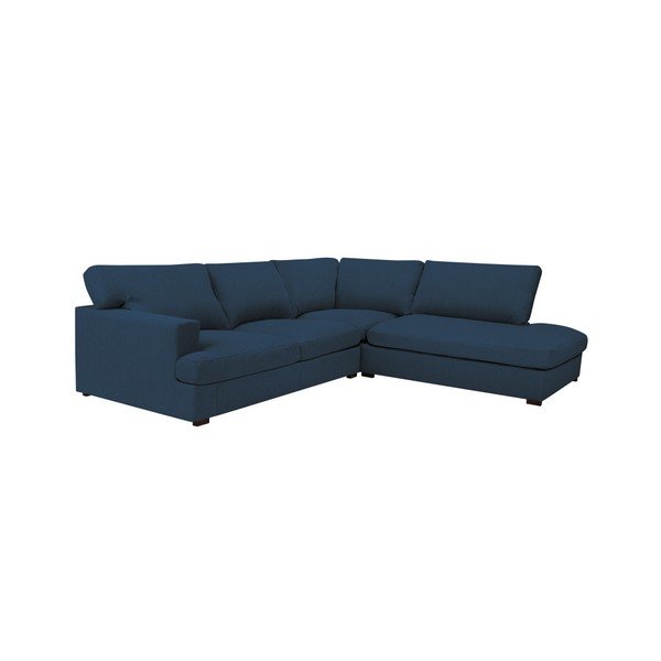 Niebieski narożnik Windsor & Co Sofas Daphne, prawostronny-image-1
