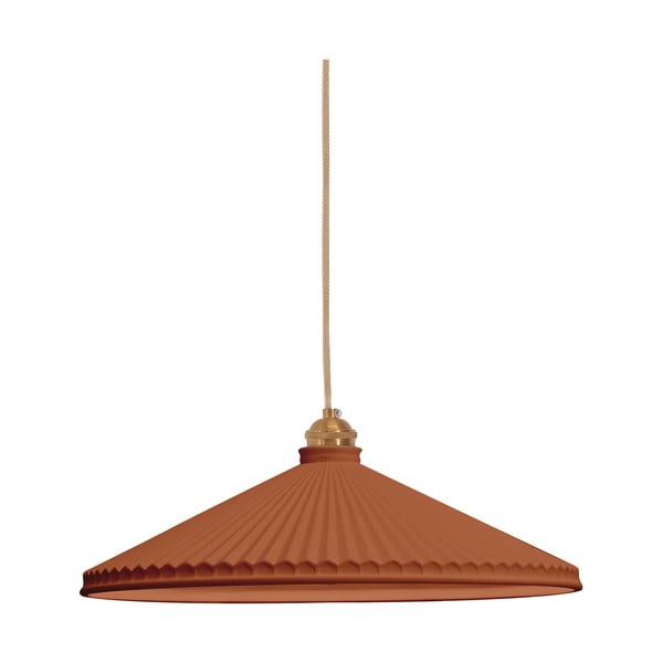 Czerwona lampa wisząca SULION Elena, wys. 150 cm