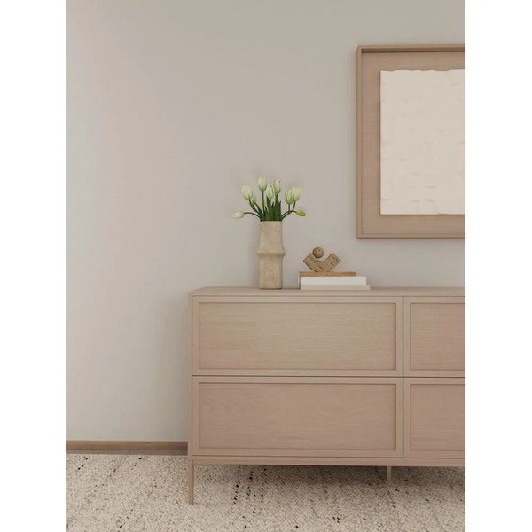 Szara komoda z melaminy 157x80x40 cm Palmdale – Actona-image-2