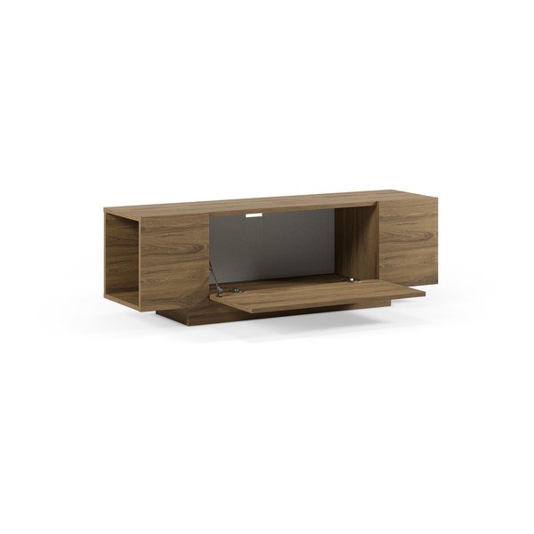 Szafka pod TV w dekorze dębu w naturalnym kolorze 140x45x40 cm Victor – Marckeric-image-4