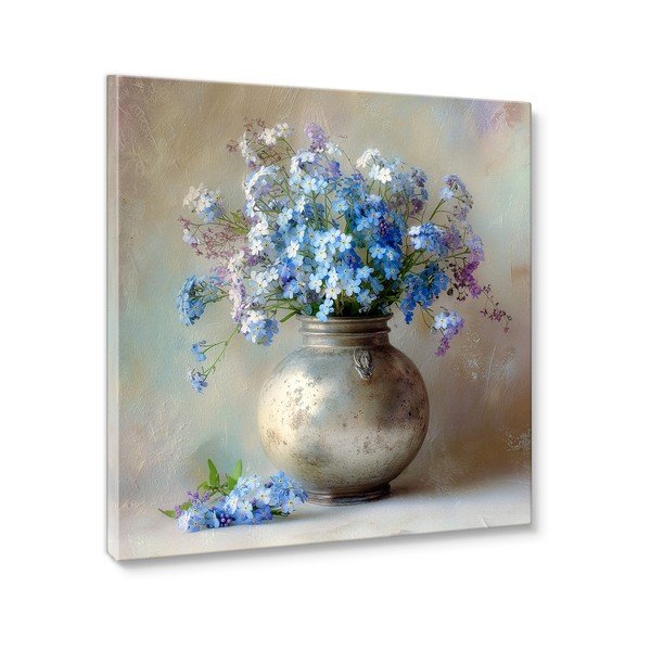 Obraz drukowany na płótnie 32x32 cm Forget-me-not – Styler-image-4