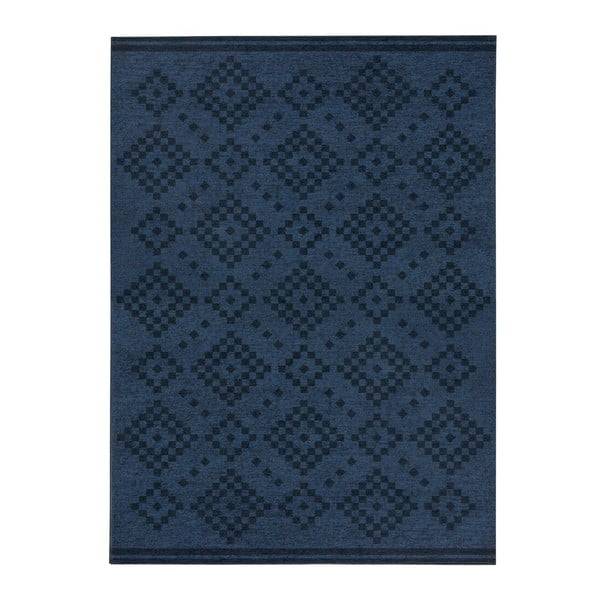 Ciemnoniebieski dywan odpowiedni do prania 170x240 cm MATCH EVE  – Flair Rugs