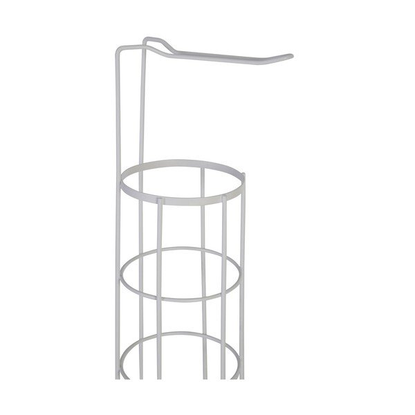 Biały stojak na papier toaletowy ze stali nierdzewnej Linnea – Premier Housewares-image-3
