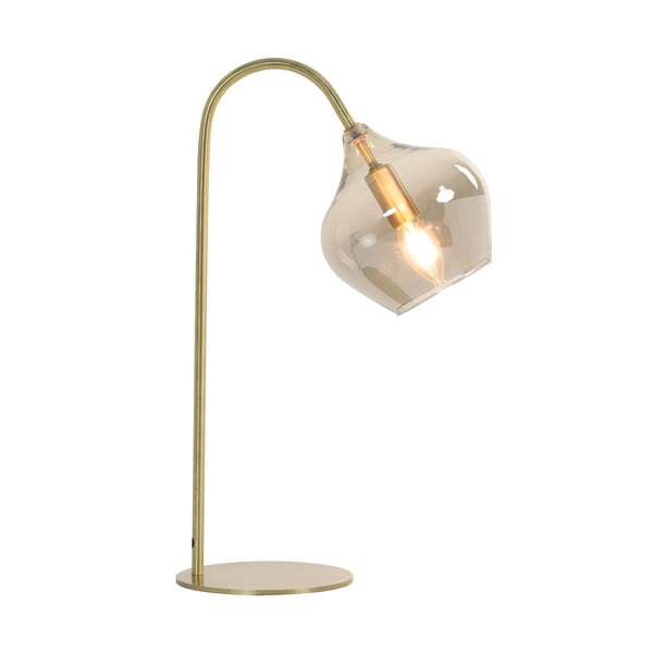 Lampa stołowa w kolorze brązu (wysokość 50,5 cm) Rakel – Light & Living