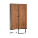 Komoda z litego drewna mango w naturalnym kolorze 100x165x40 cm Curve – MOME