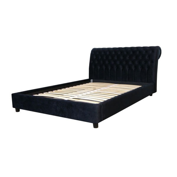 Łóżko Ontario Black, 160x200 cm