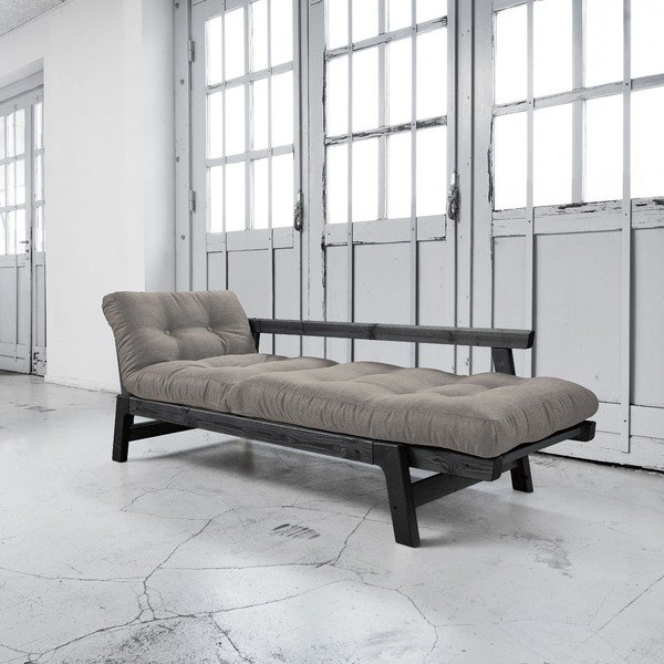 Sofa rozkładana Karup Step Black/Granite Grey-image-2