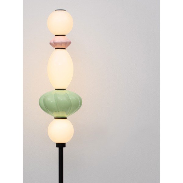 Lampa stojąca LED ceramiczna ze ściemniaczem z ceramicznym kloszem/ze szklanym kloszem (wysokość 136,5 cm) Oneta – Nova Luce-image-2