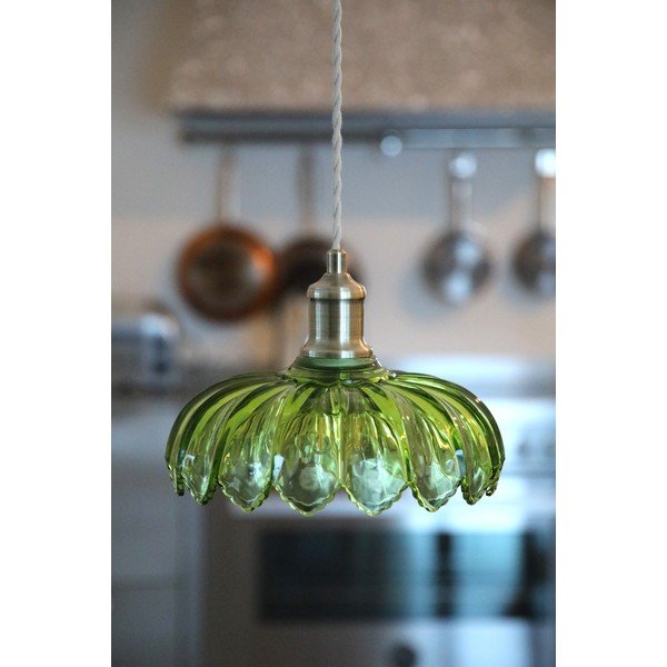 Zielona lampa wisząca ø 26 cm Kurage – Markslöjd-image-1