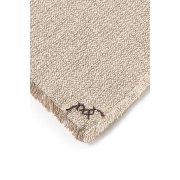 Kremowy bawełniany koc 130x180 cm Handloom – Lorena Canals-image-4