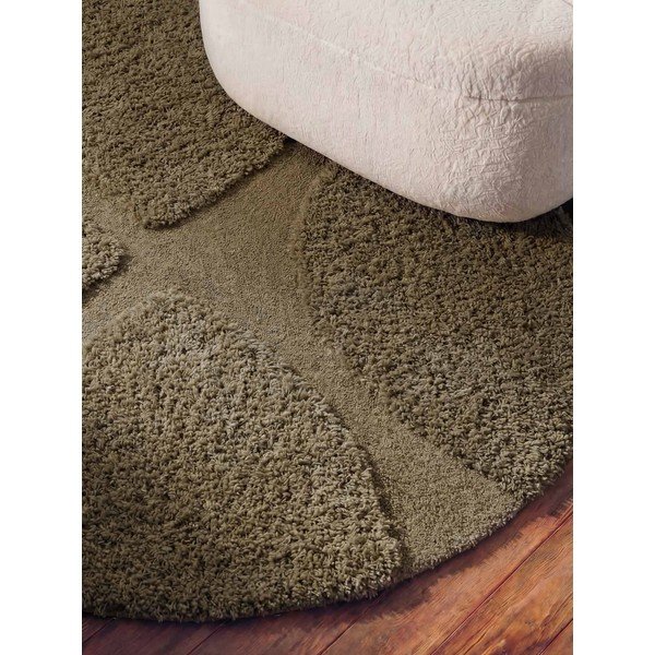 Okrągły dywan tkany ręcznie w kolorze khaki ø 200 cm Lambeth Jasper – Ted Baker-image-3