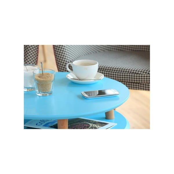 Pomarańczowy stolik Ragaba UFO ⌀ 57 cm-image-4