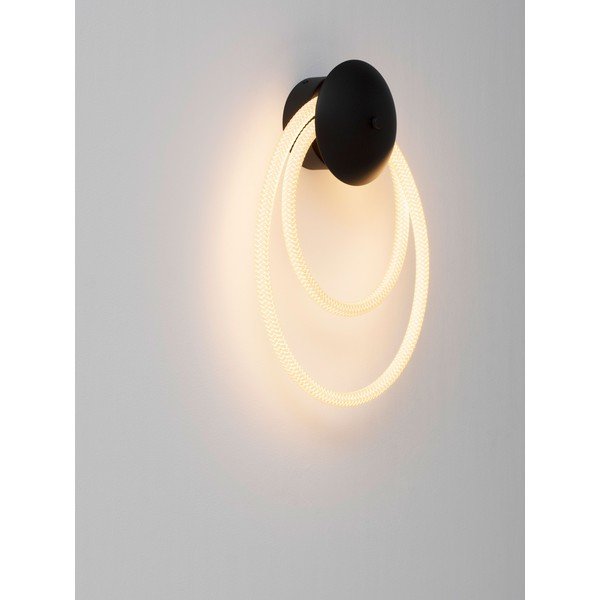 Biały/w kolorze matowej czerni stalowy kinkiet LED Ilane – Nova Luce-image-2