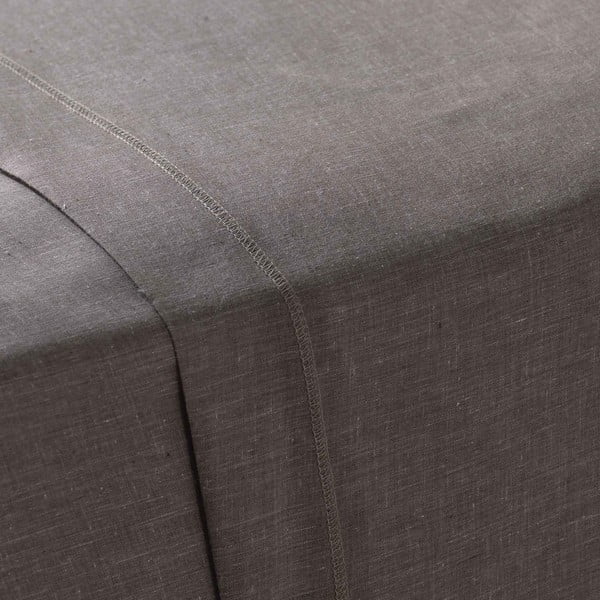 Ciemnobrązowe prześcieradło 180x290 cm Actually – douceur d'intérieur-image-1