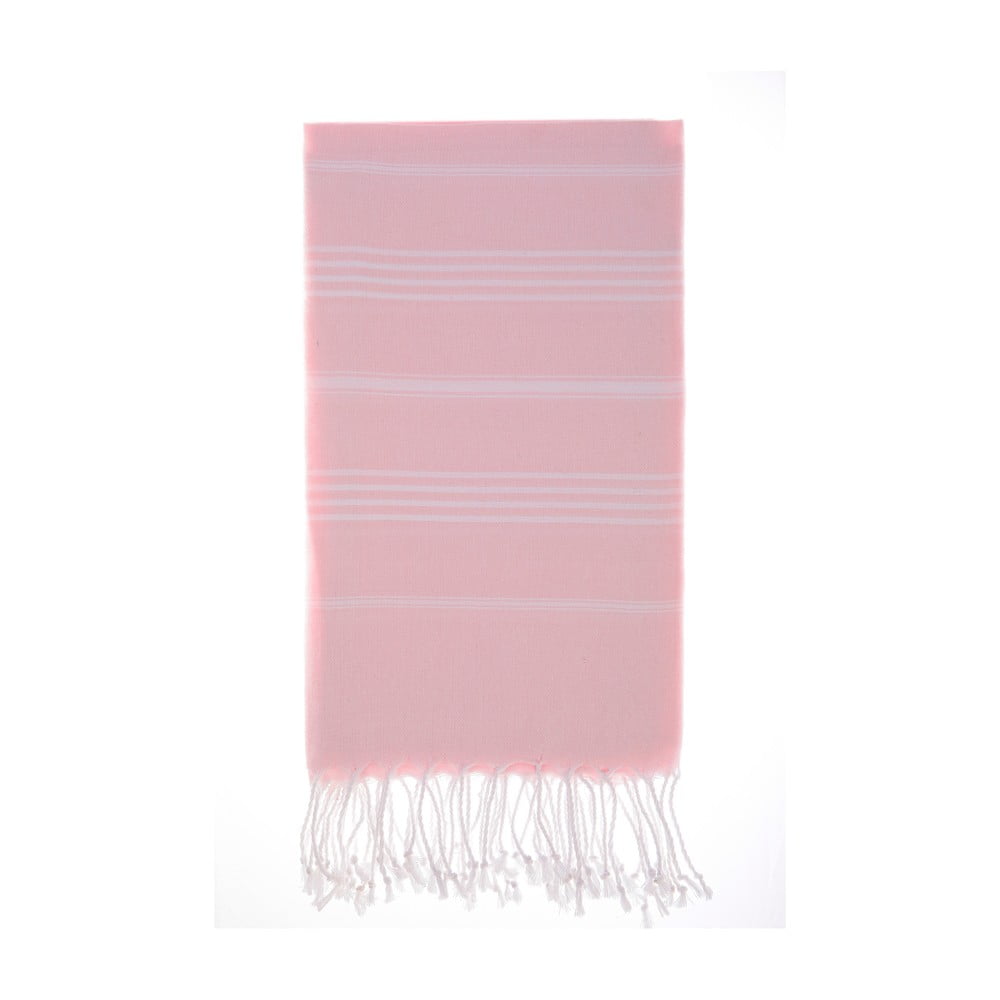 Ręcznik Hamam Cesme Pink, 100x180 cm
