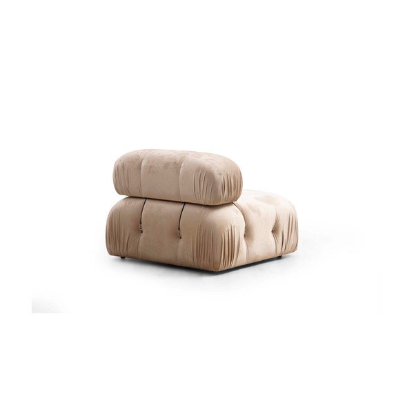 Beżowa aksamitna sofa 288 cm Bubble – Artie-image-4