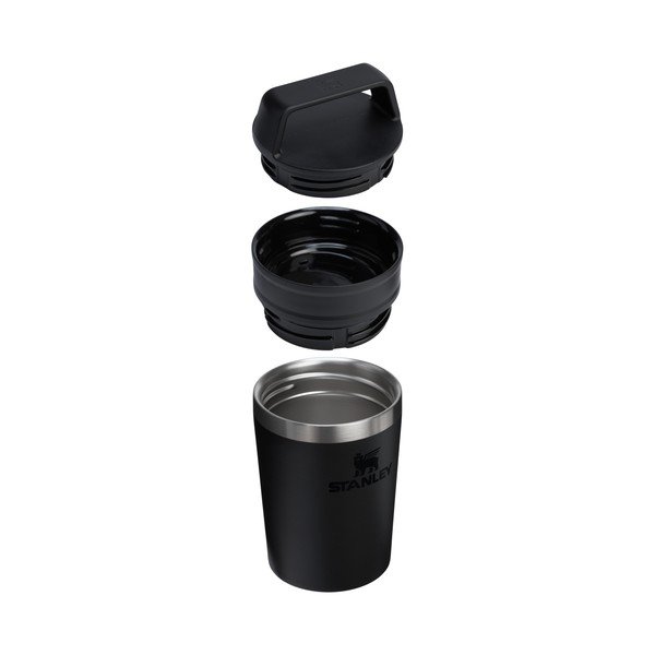 Czarny kubek termiczny ze stali nierdzewnej 230 ml Café-To-Go Travel Mug Black 2.0 – Stanley-image-1