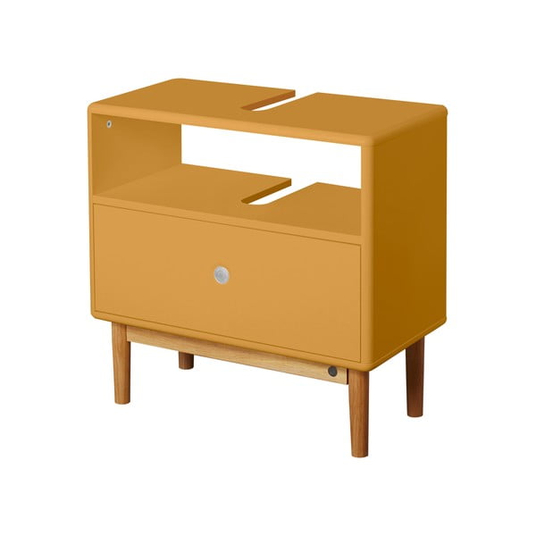 Musztardowa szafka pod umywalkę 66x45 cm Color Bath – Tom Tailor-image-4