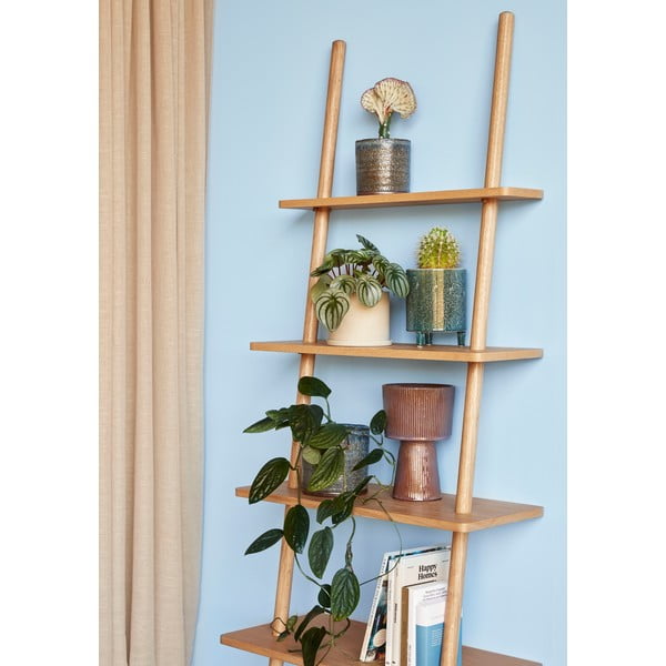 Zestaw 2 fioletowo-brązowych ceramicznych doniczek Hübsch Pot-image-1