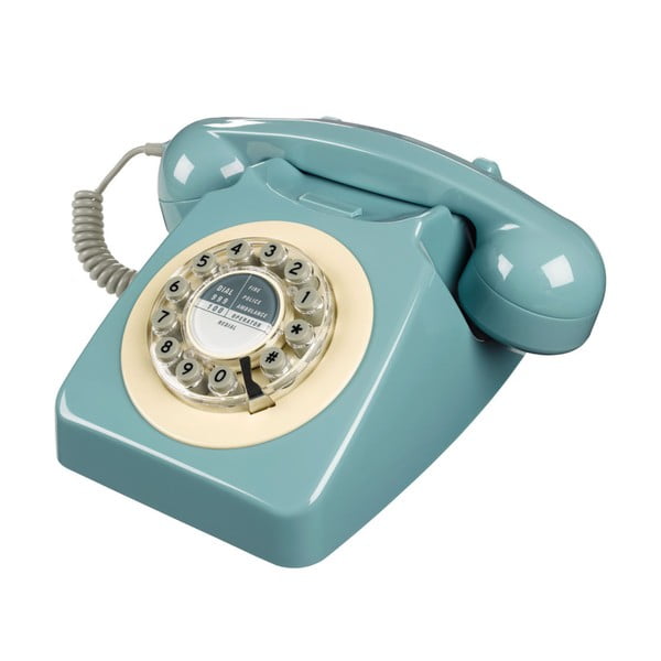 Telefon stacjonarny w stylu retro Serie 746 French Blue
