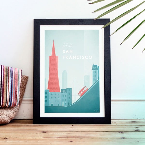 Plakat Travelposter San Francisco, 50 x 70 cm-image-1
