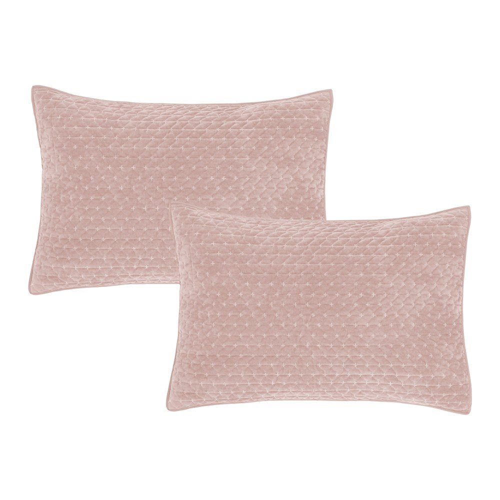 Poduszki dekoracyjne zestaw 2 szt. 50x75 cm Attica Velvet Embroidered – Bianca