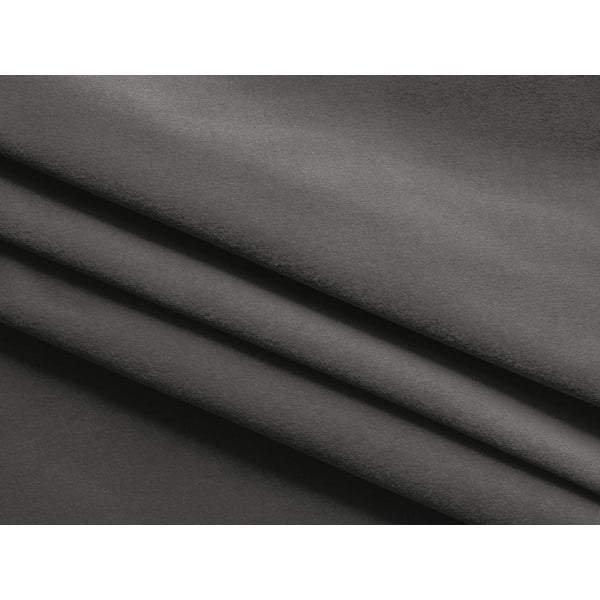 Ciemnoszary aksamitny podnóżek Kapua – Makamii-image-3