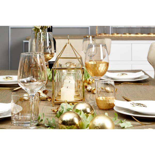Zestaw 4 szklanek z detalami w kolorze złota Premier Housewares Astrid, 240 ml-image-1