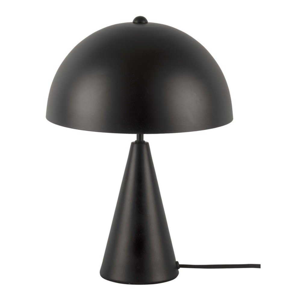 Czarna lampa stołowa Leitmotiv Sublime, wys. 35 cm