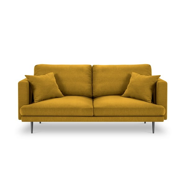 Żółta sofa Milo Casa Piero, 220 cm